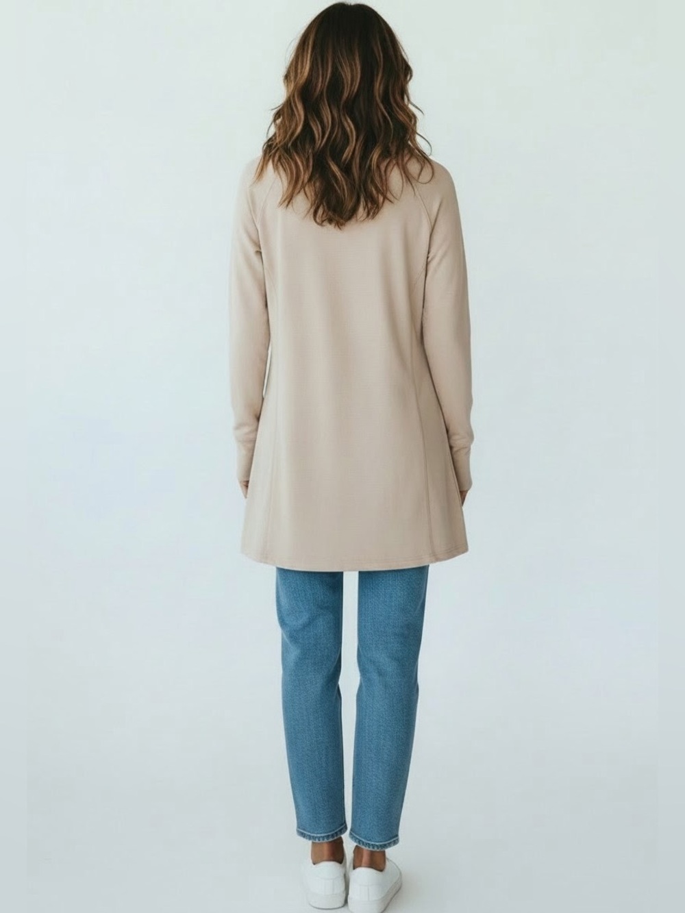Phoenix Tan Florence Cozy Draped Cowl-Neck Wrap Top Size 1X NWT - Picture 2 of 14